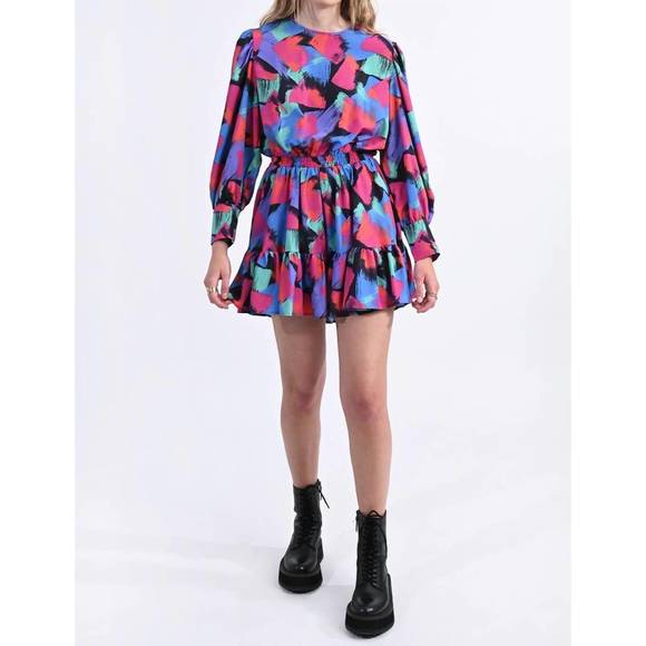 Molly Bracken Printed Mini Dress